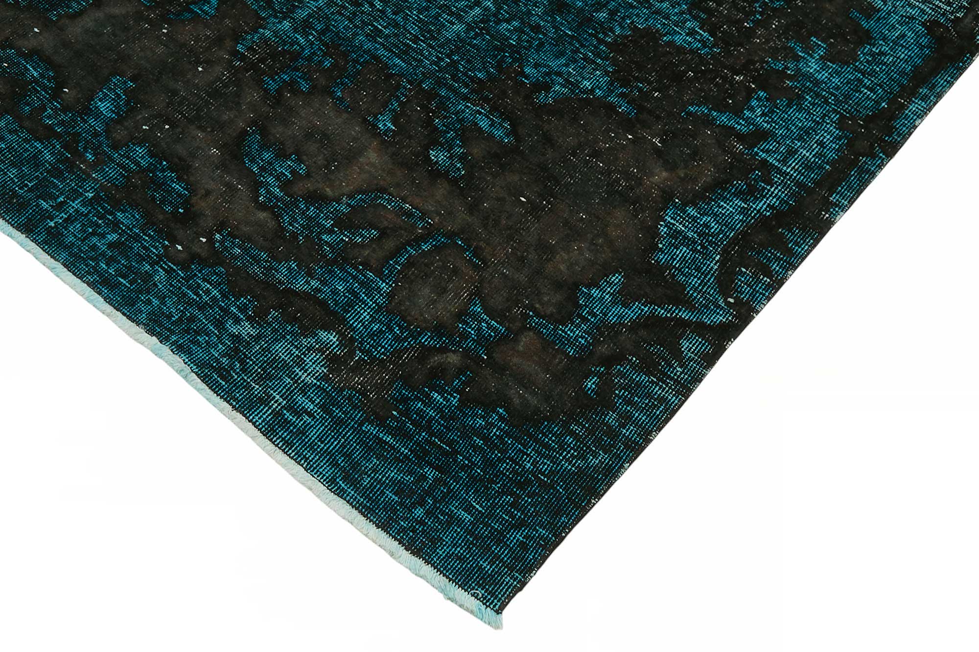 5x11 Black Over-dyed Rug - 49356