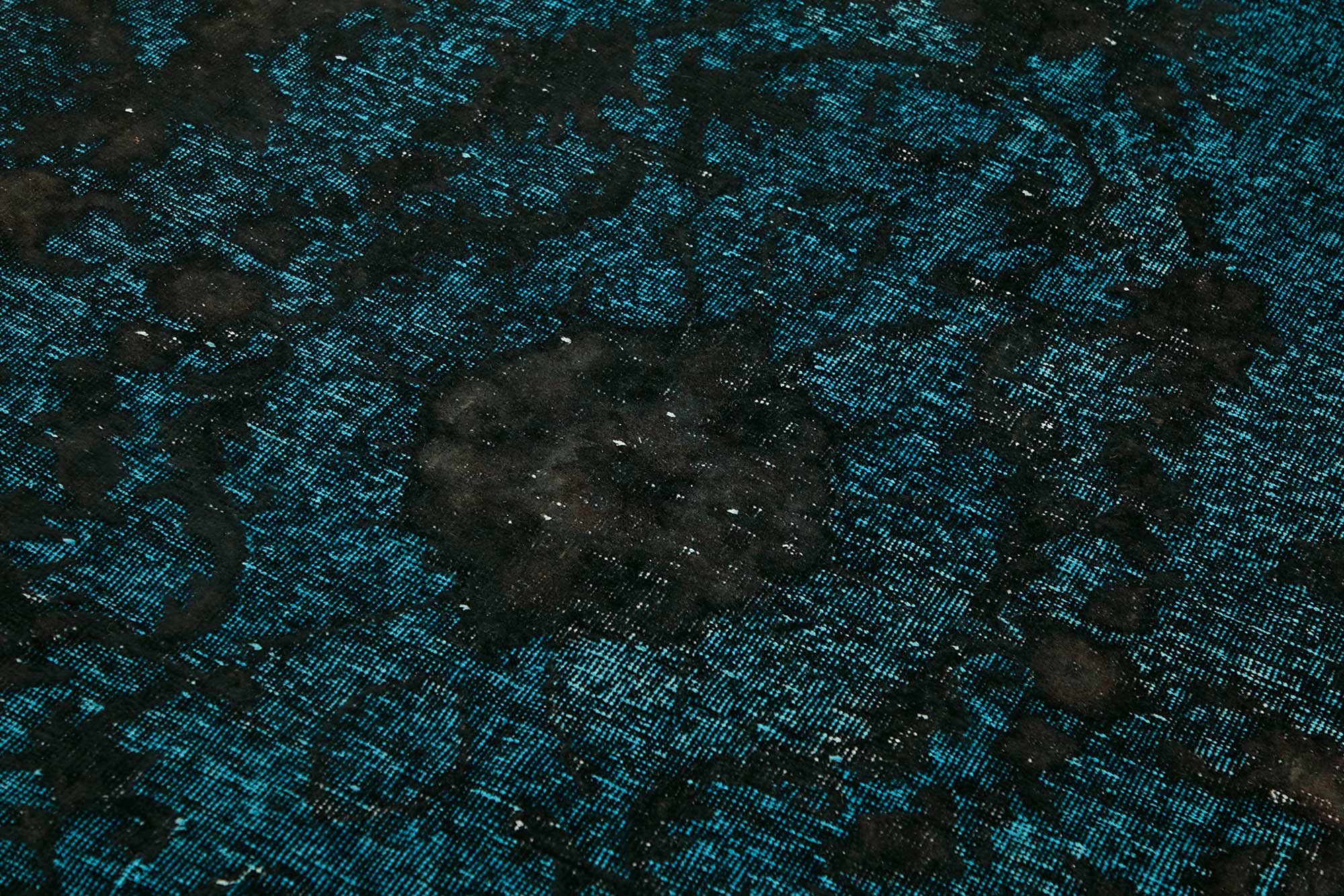 5x11 Black Over-dyed Rug - 49356