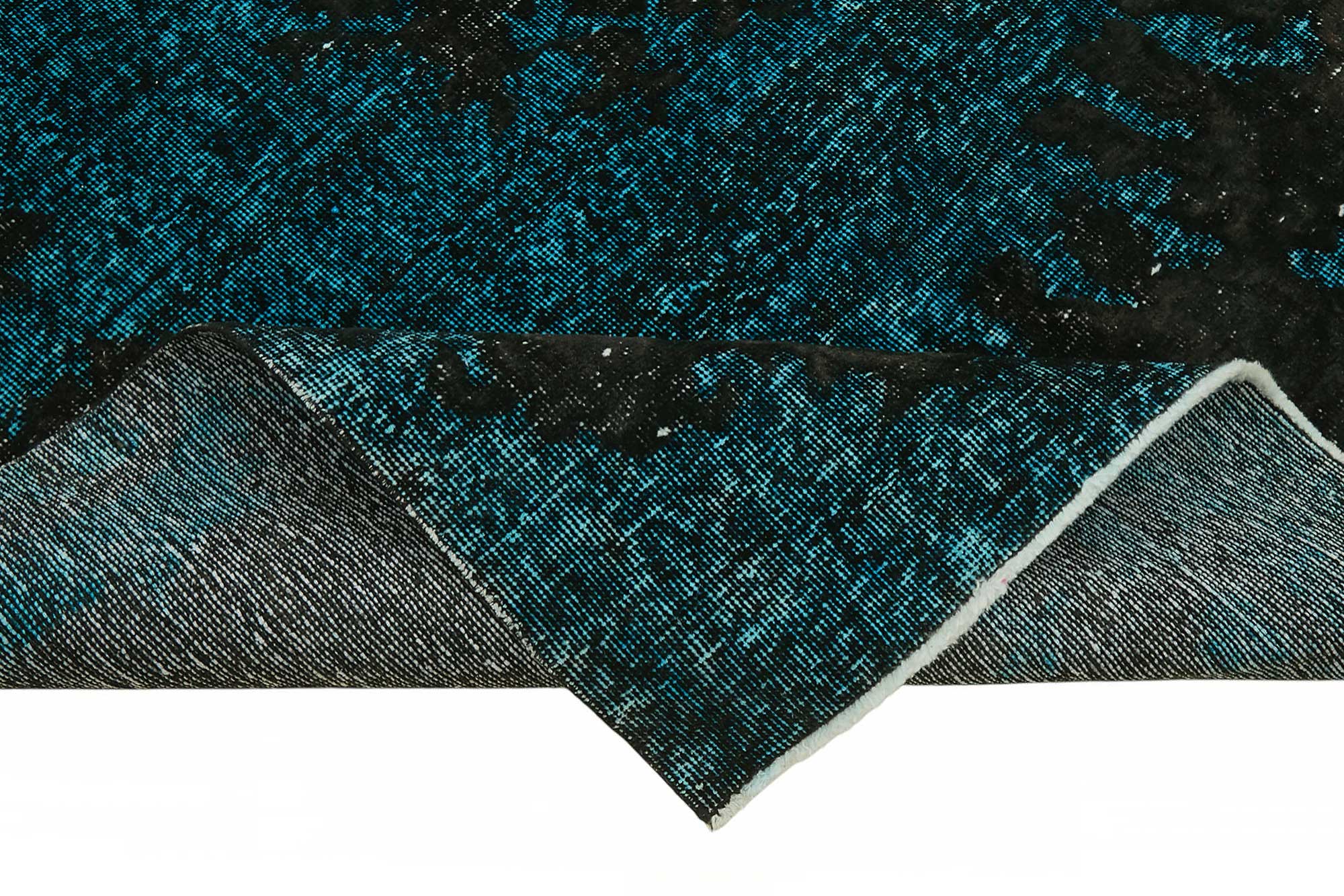 5x11 Black Over-dyed Rug - 49356