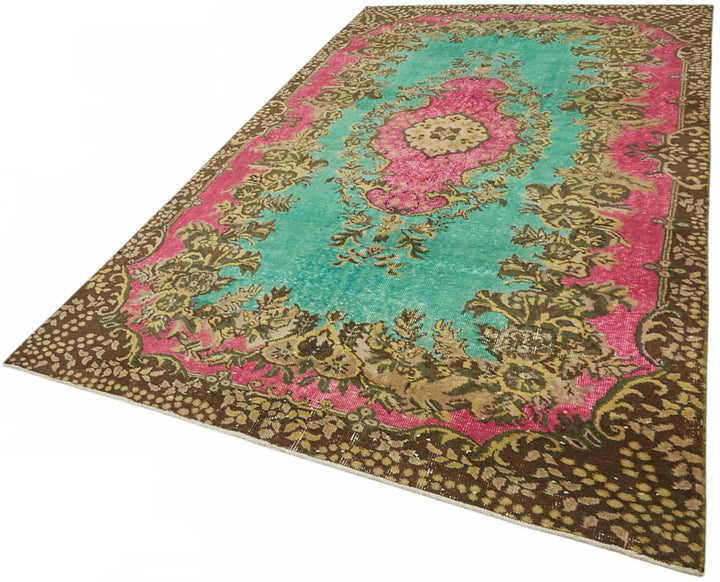 6x10 Multicolor Over-dyed Rug - 49357