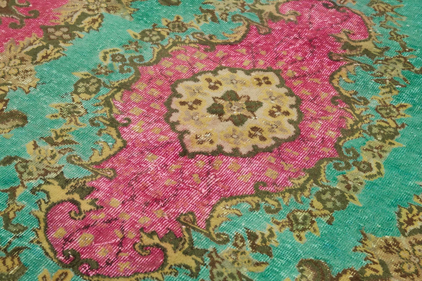 6x10 Multicolor Over-dyed Rug - 49357