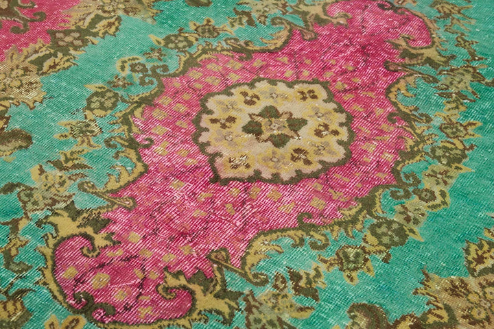 6x10 Multicolor Over-dyed Rug - 49357