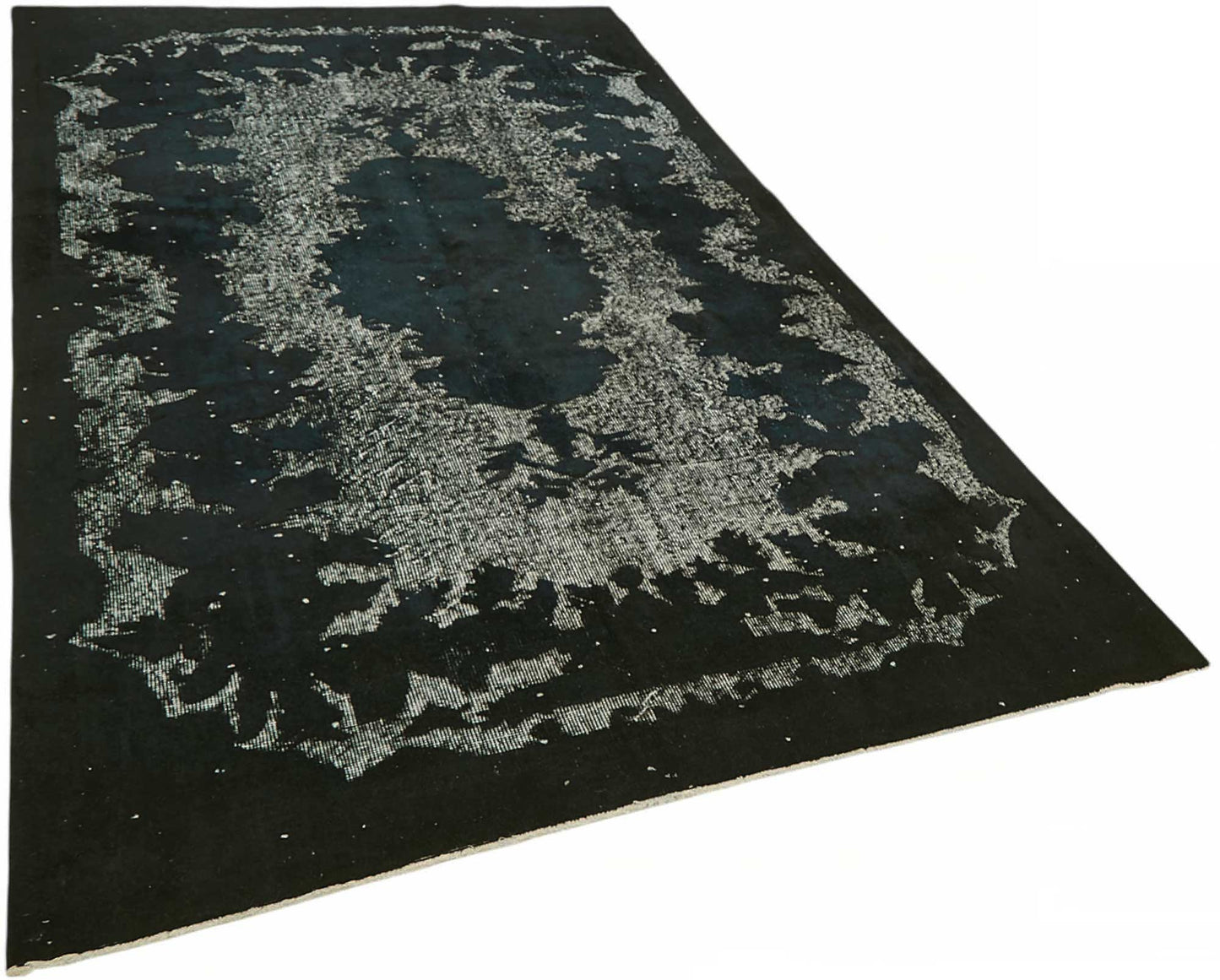 5x9 Black Over-dyed Rug - 49358