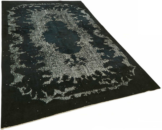 5x9 Black Over-dyed Rug - 49358