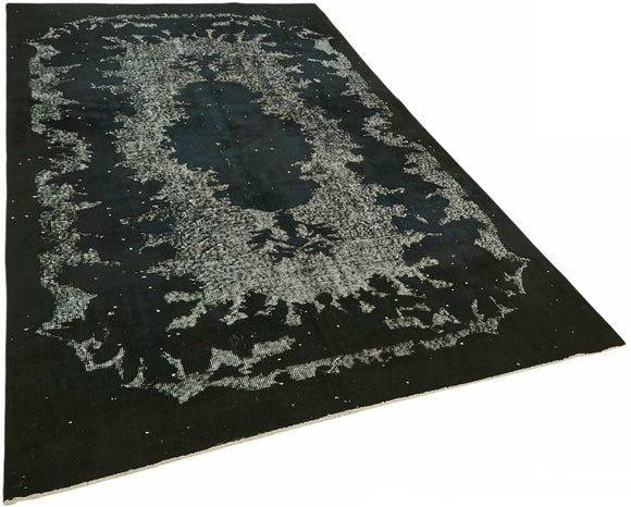 5x9 Black Over-dyed Rug - 49358