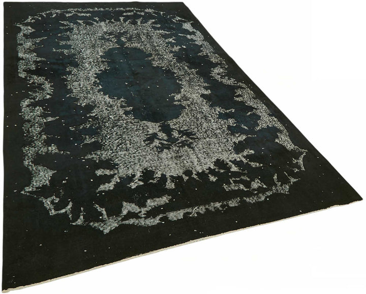 5x9 Black Over-dyed Rug - 49358