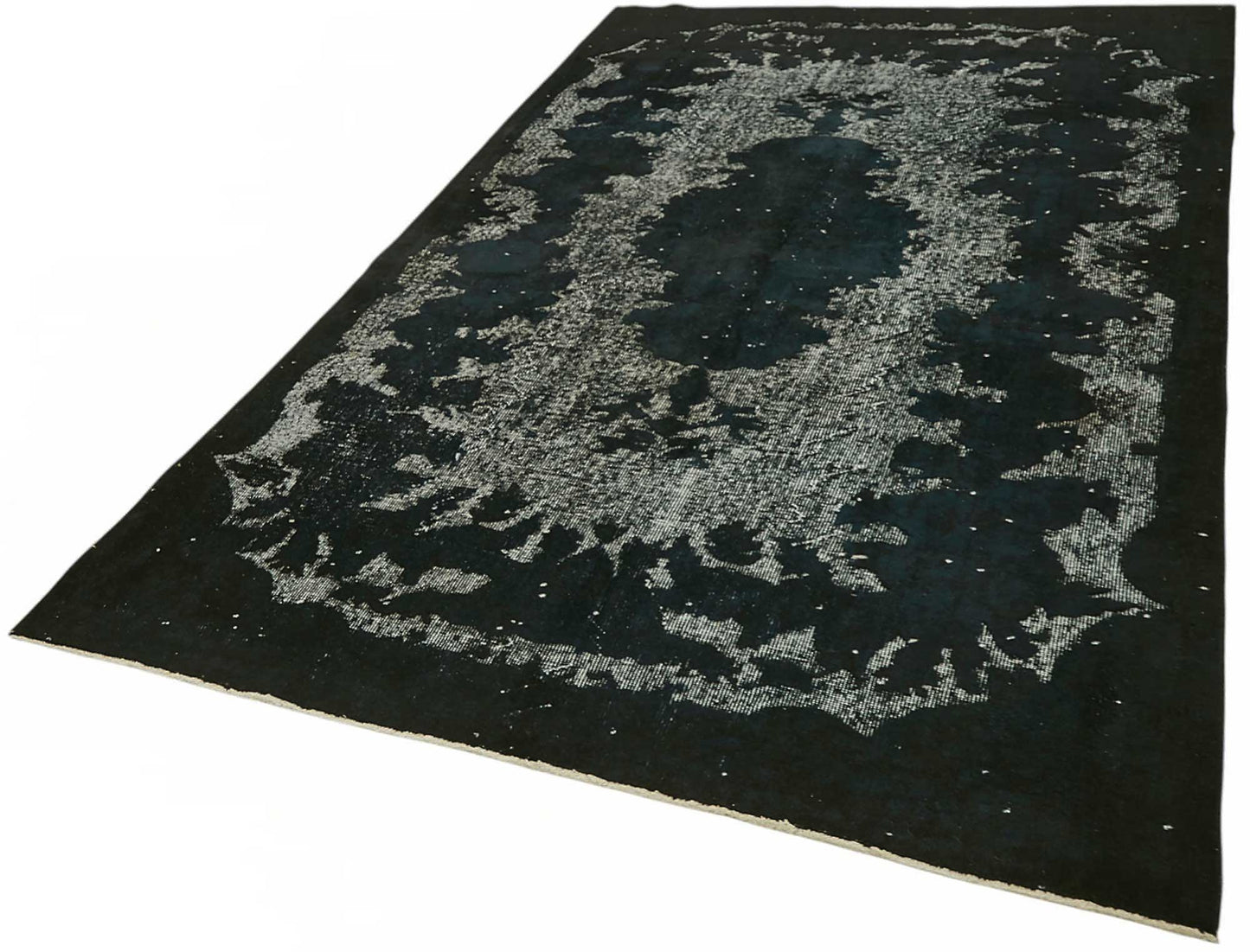 5x9 Black Over-dyed Rug - 49358