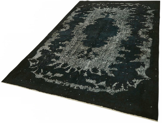 5x9 Black Over-dyed Rug - 49358