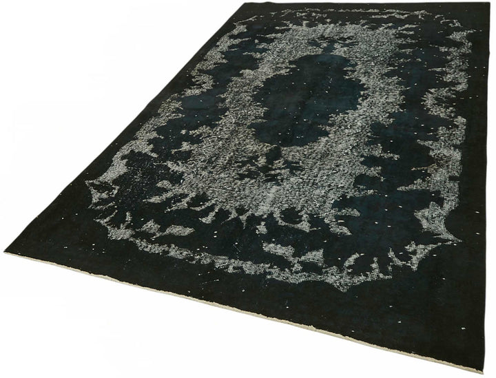 5x9 Black Over-dyed Rug - 49358