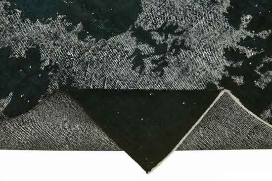 5x9 Black Over-dyed Rug - 49358