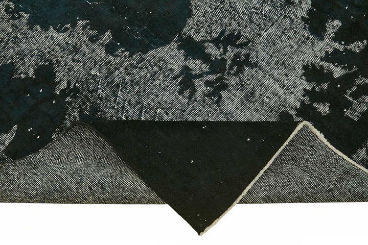 5x9 Black Over-dyed Rug - 49358