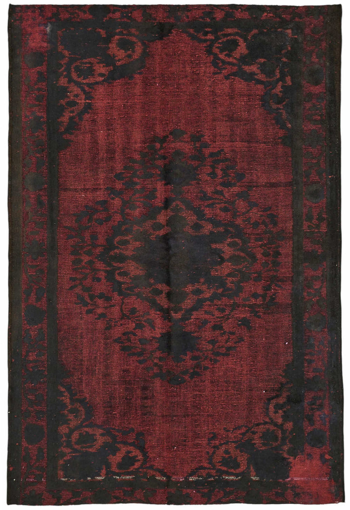 6x10 Red Over-dyed Rug - 49359