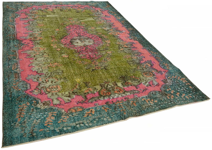 6x9 Multicolor Over-dyed Rug - 49363