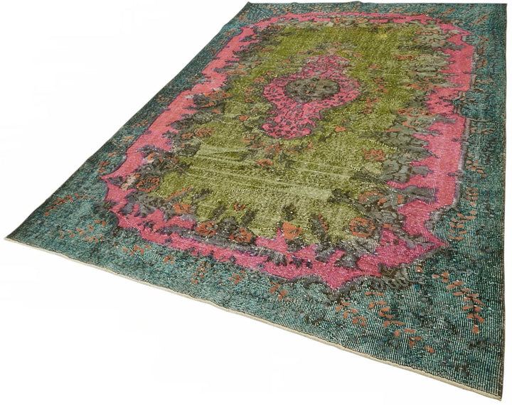6x9 Multicolor Over-dyed Rug - 49363
