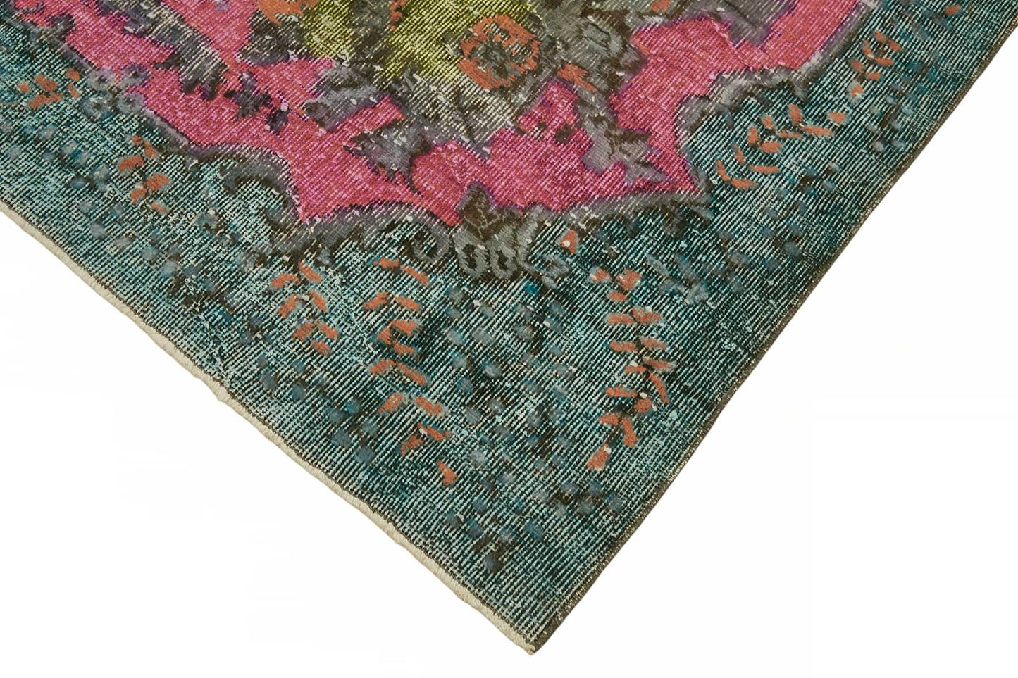 6x9 Multicolor Over-dyed Rug - 49363