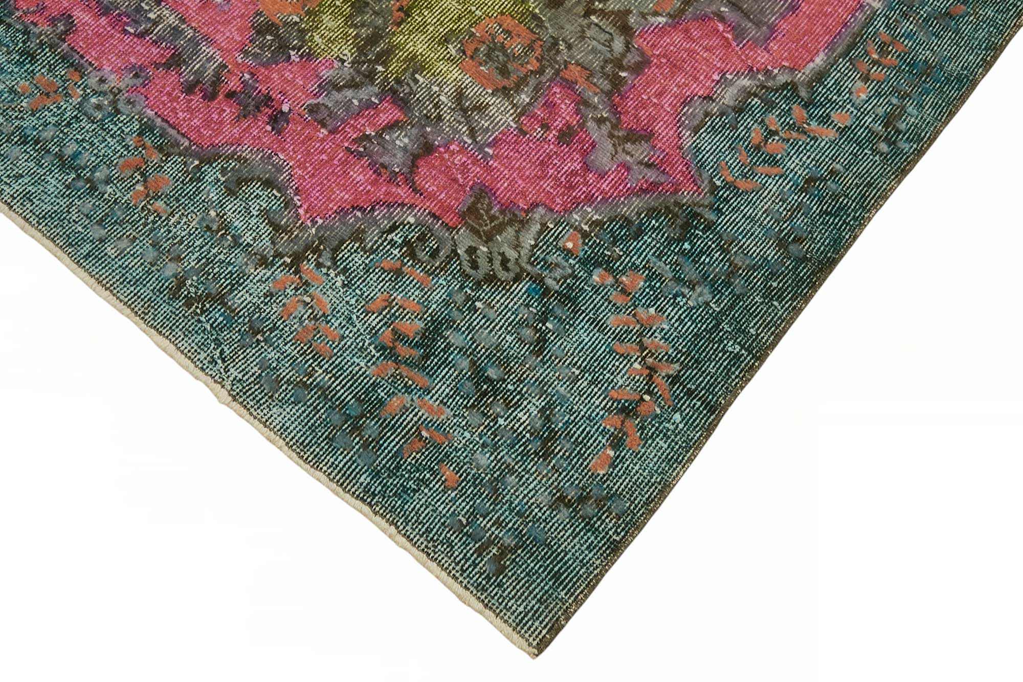 6x9 Multicolor Over-dyed Rug - 49363