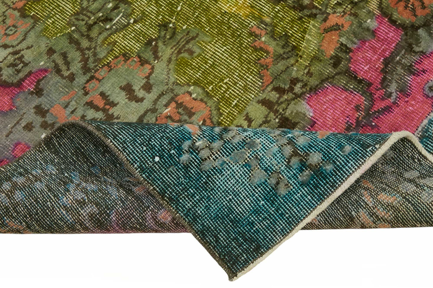 6x9 Multicolor Over-dyed Rug - 49363