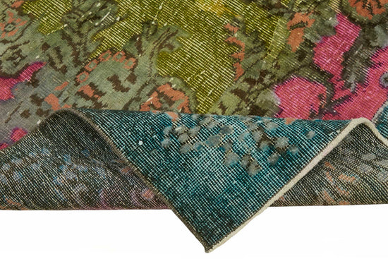 6x9 Multicolor Over-dyed Rug - 49363