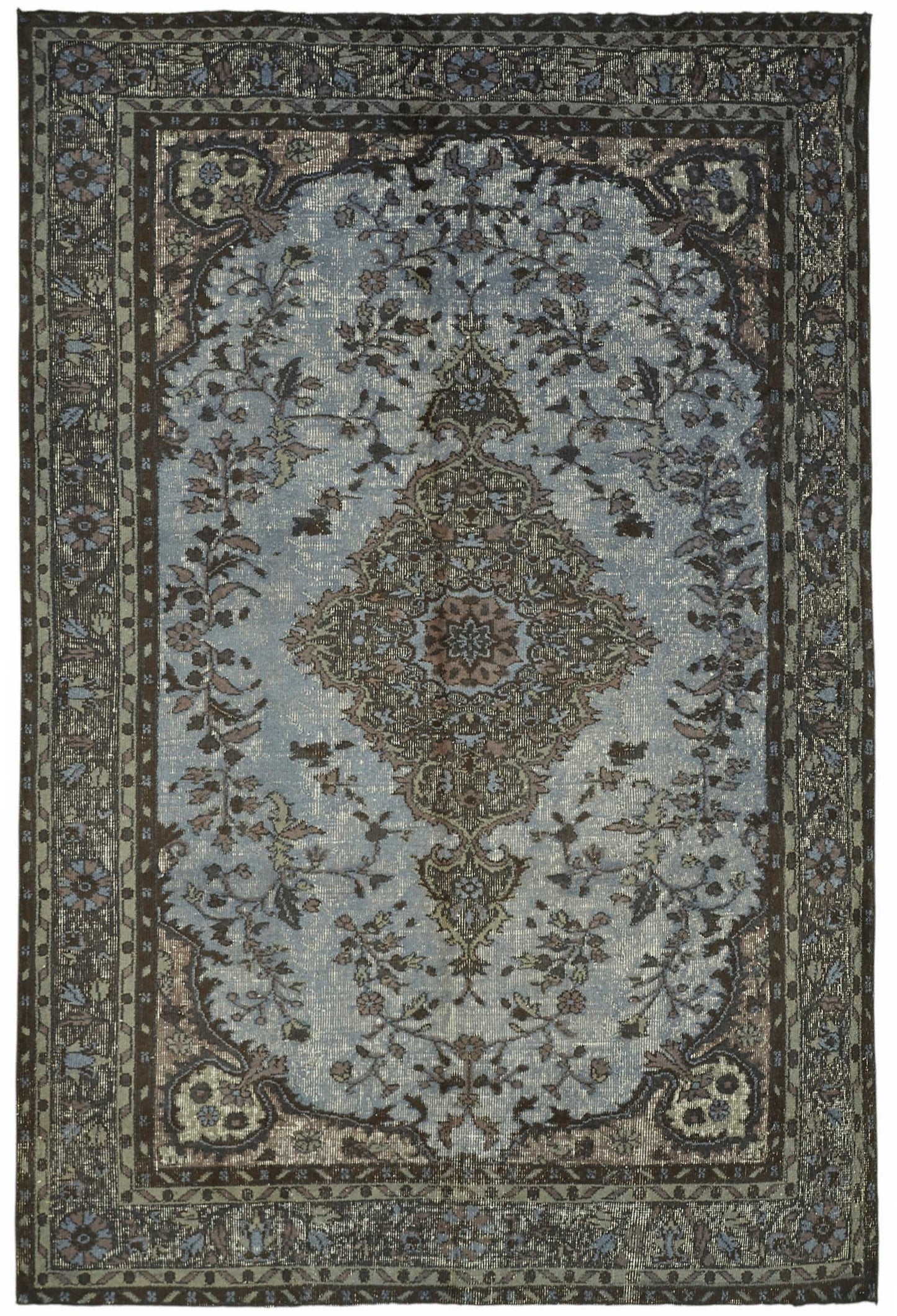 6x9 Grey Over-dyed Rug - 49365