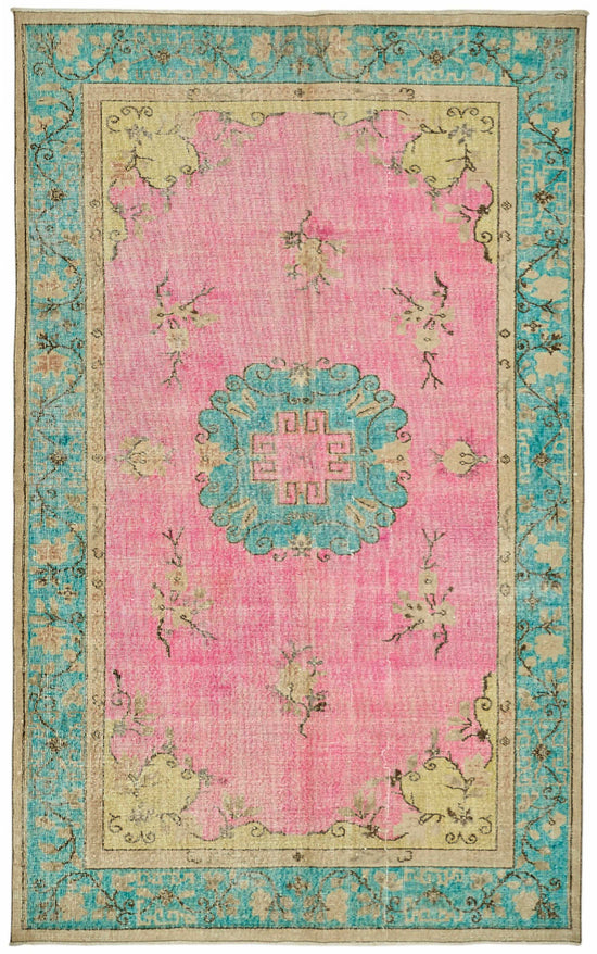 6x9 Multicolor Over-dyed Rug - 49368