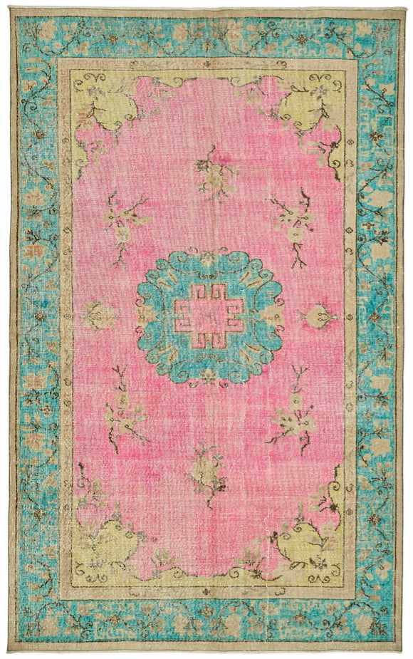 6x9 Multicolor Over-dyed Rug - 49368