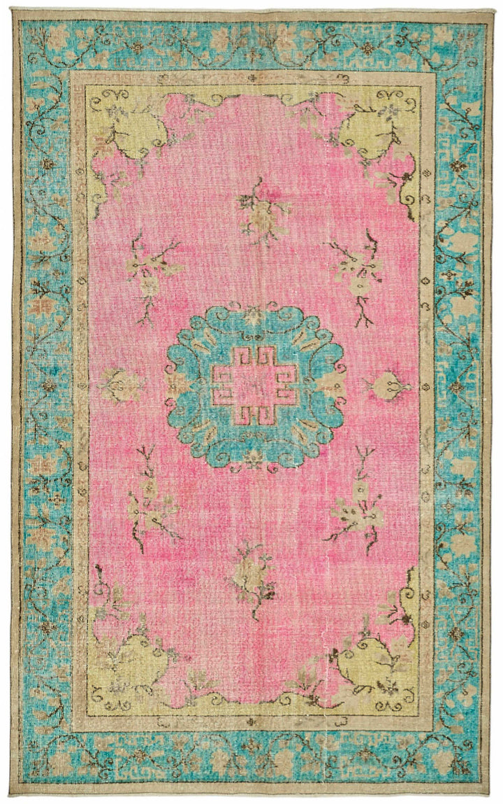 6x9 Multicolor Over-dyed Rug - 49368