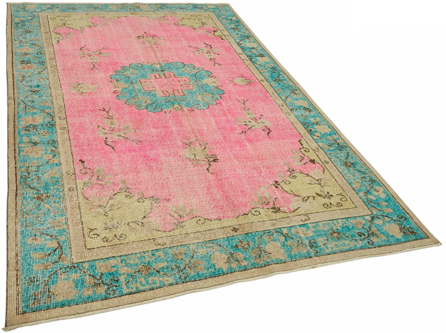 6x9 Multicolor Over-dyed Rug - 49368