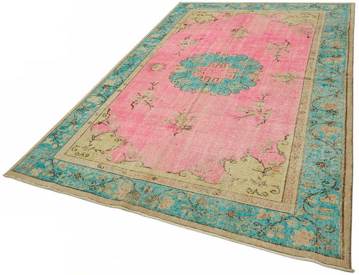 6x9 Multicolor Over-dyed Rug - 49368