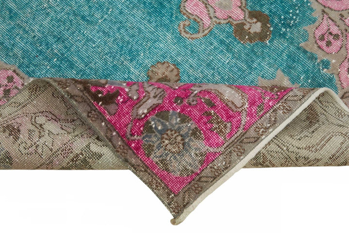 6x10 Multicolor Over-dyed Rug - 49369