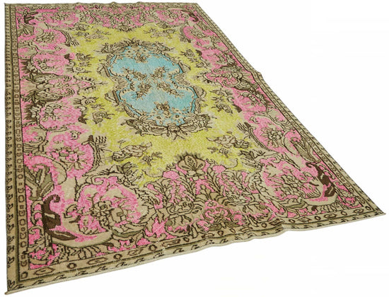 6x9 Multicolor Overdyed Rug - 49370