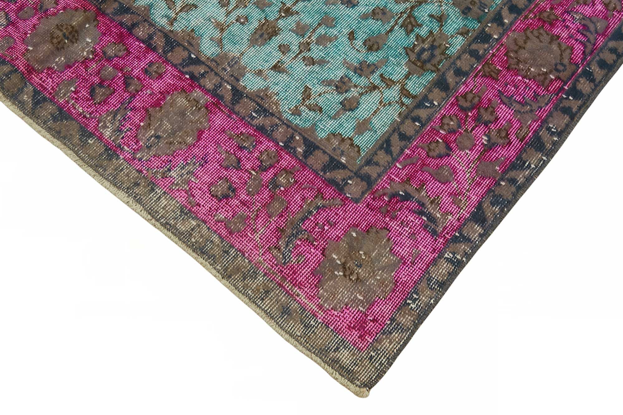 5x8 Multicolor Over-dyed Rug - 49371