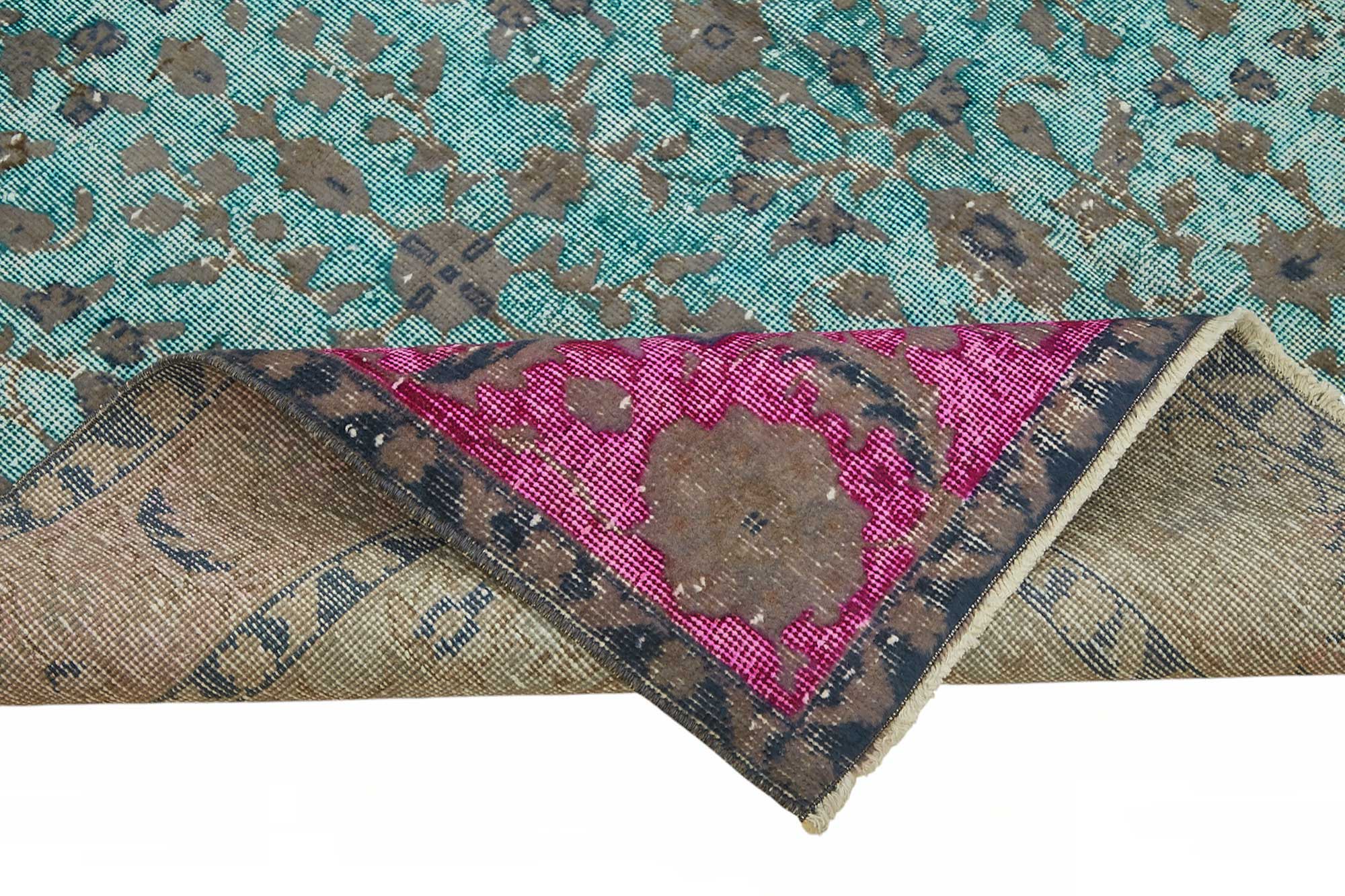 5x8 Multicolor Over-dyed Rug - 49371