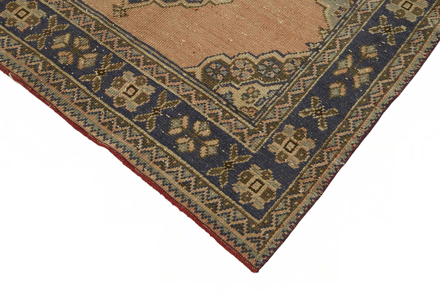 4x11 Beige Vintage Anatolian Rug - 49377