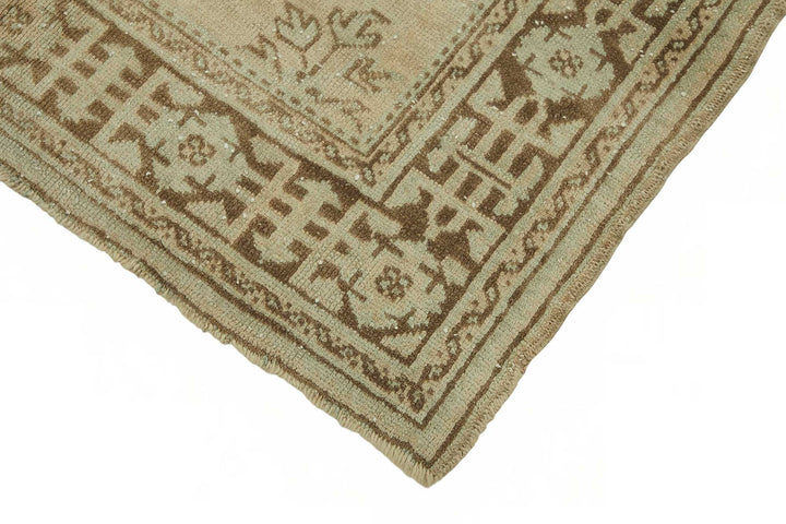 4x12 Beige Vintage Anatolian Rug - 49378