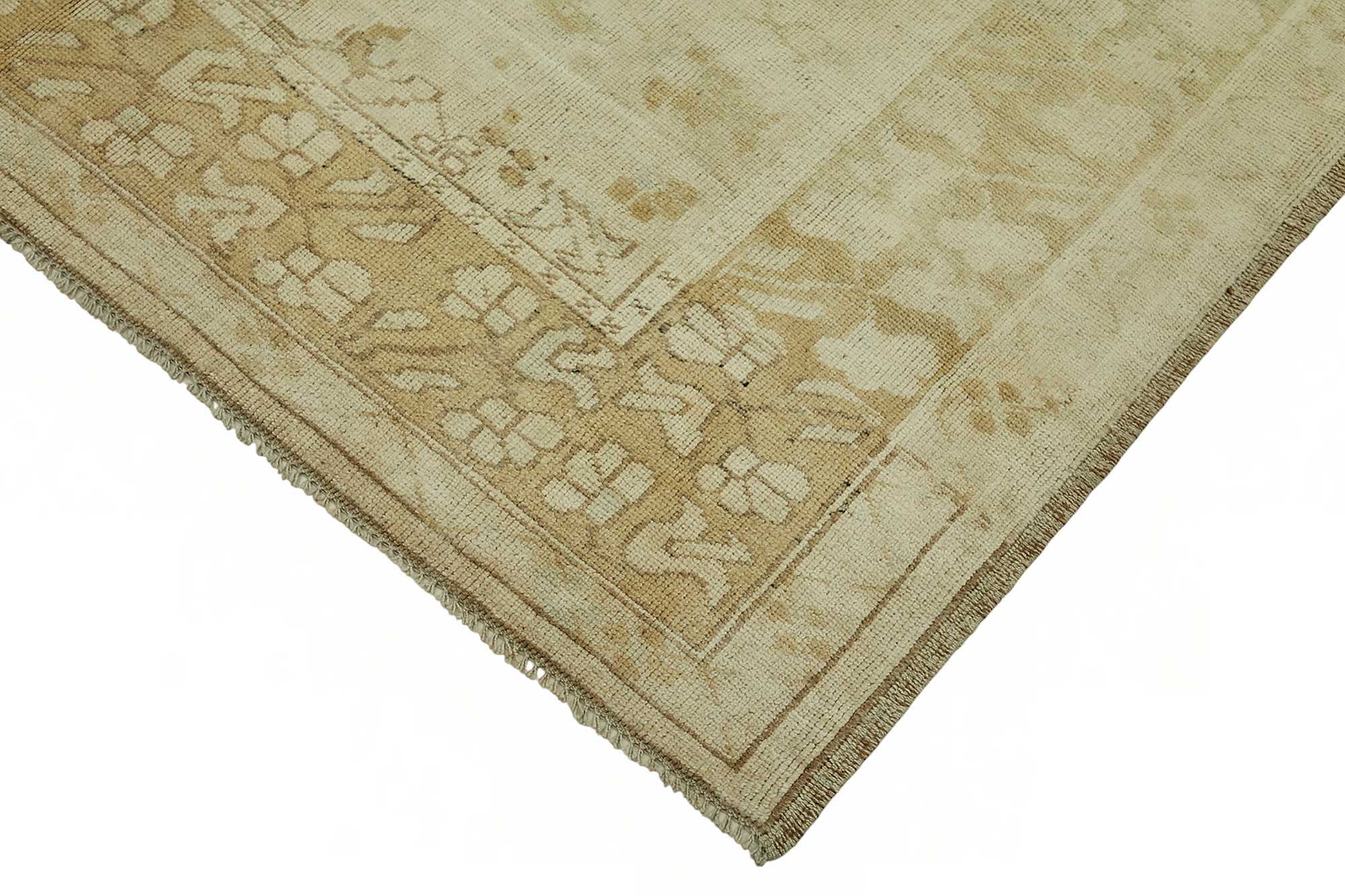 6x10 Beige Vintage Anatolian Rug - 49381