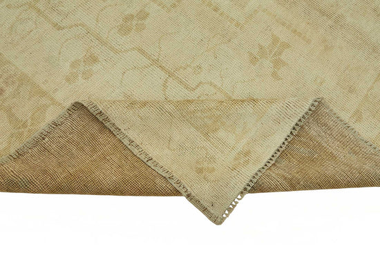 6x10 Beige Vintage Anatolian Rug - 49381