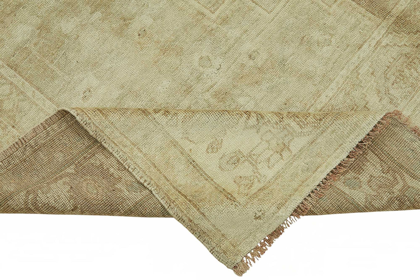 6x9 Beige Vintage Anatolian Rug - 49382