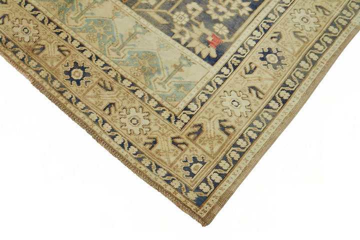 6x9 Beige Vintage Anatolian Rug - 49383