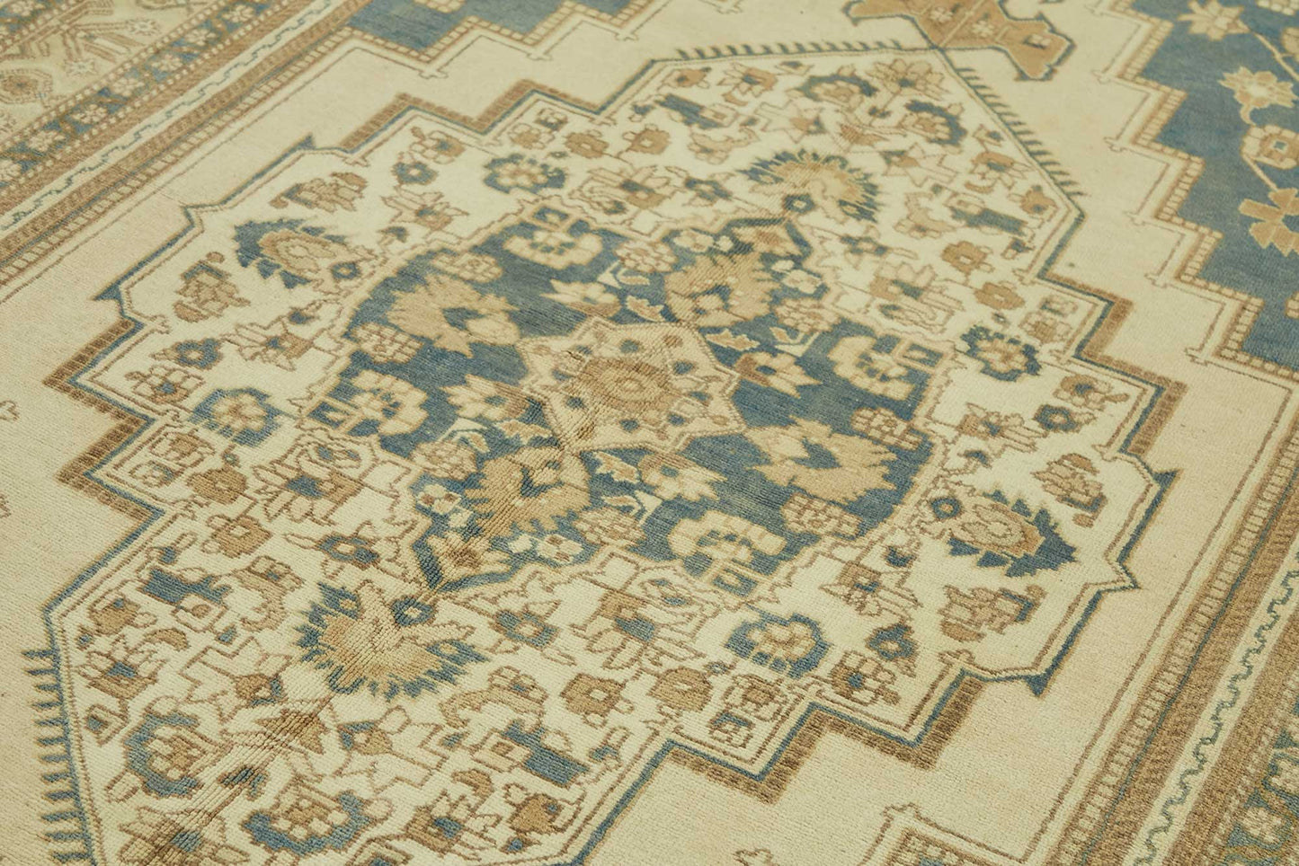 6x11 Beige Vintage Anatolian Rug - 49385