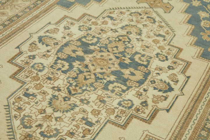 6x11 Beige Vintage Anatolian Rug - 49385