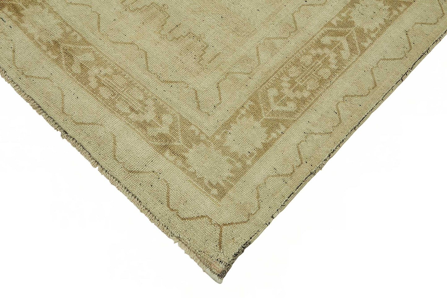 6x9 Beige Vintage Anatolian Rug - 49386