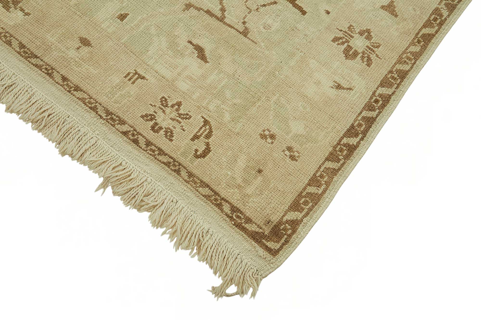 6x9 Beige Vintage Anatolian Rug - 49388