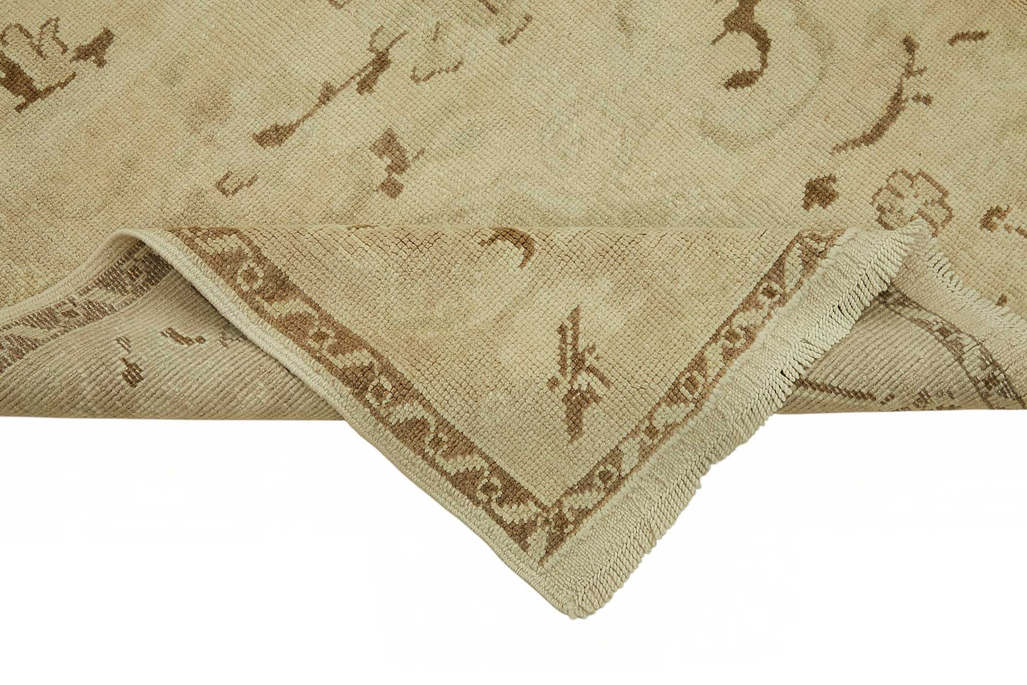 6x9 Beige Vintage Anatolian Rug - 49388