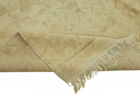6x9 Beige Vintage Anatolian Rug - 49389