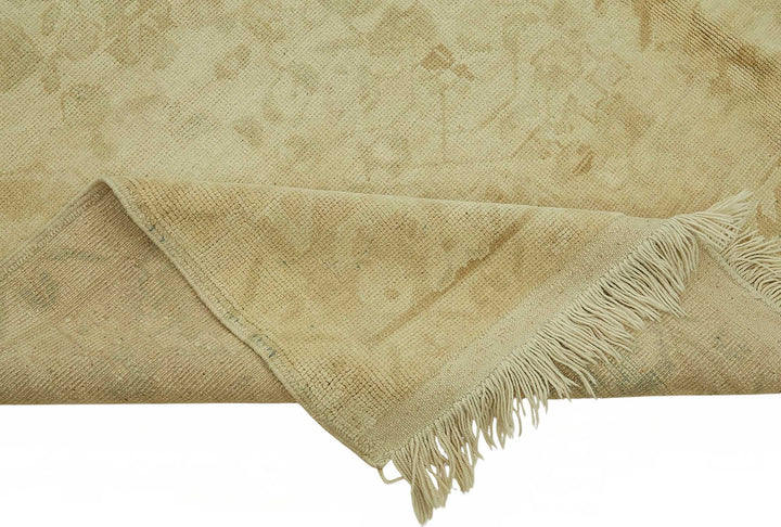 6x9 Beige Vintage Anatolian Rug - 49389