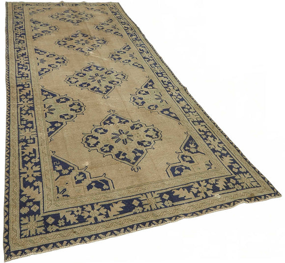 5x12 Beige Vintage Anatolian Rug - 49390