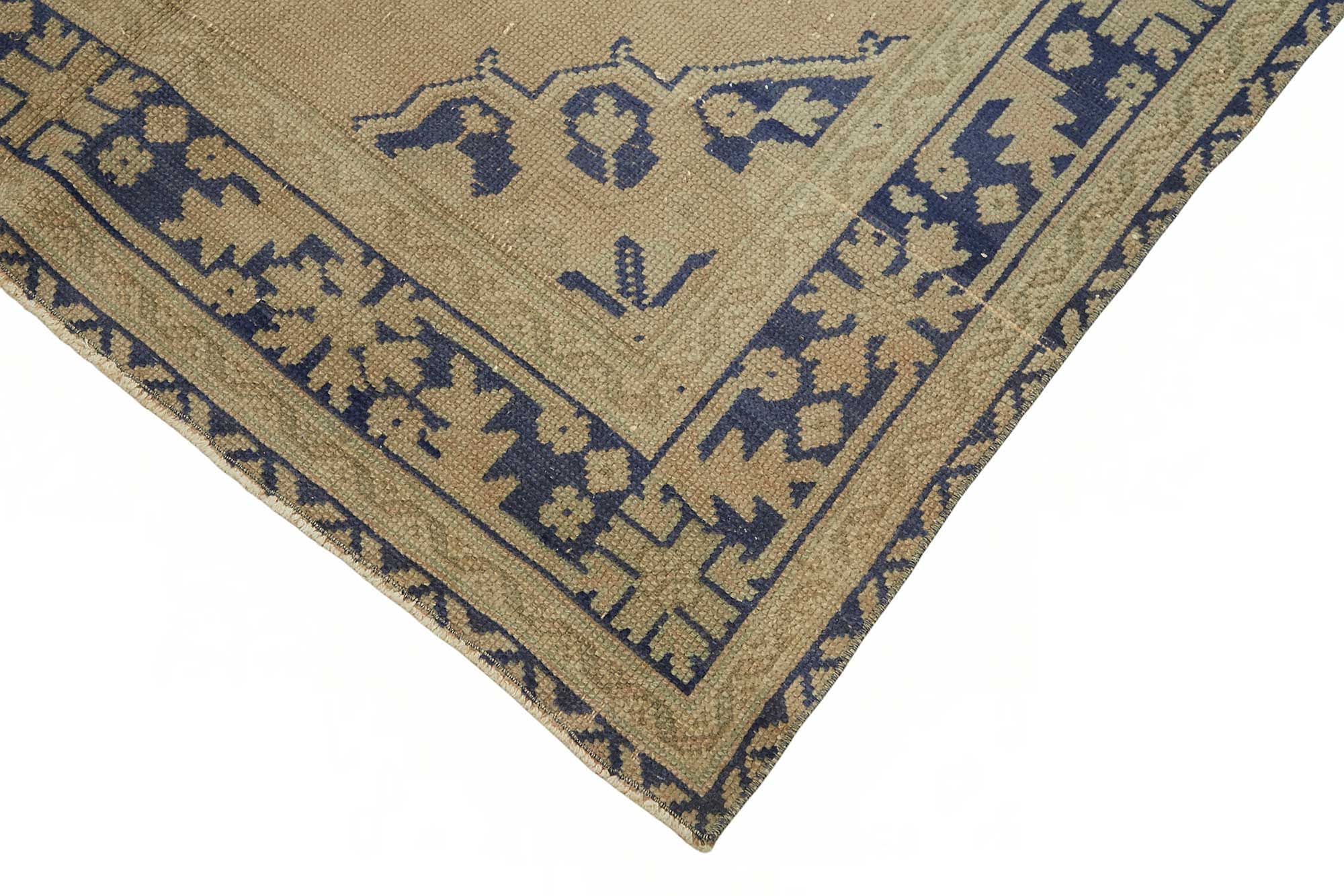 5x12 Beige Vintage Anatolian Rug - 49390
