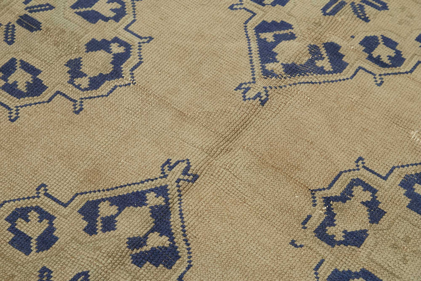 5x12 Beige Vintage Anatolian Rug - 49390