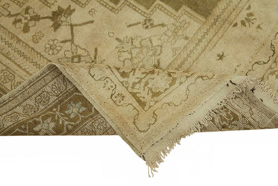 6x9 Beige Vintage Anatolian Rug - 49391