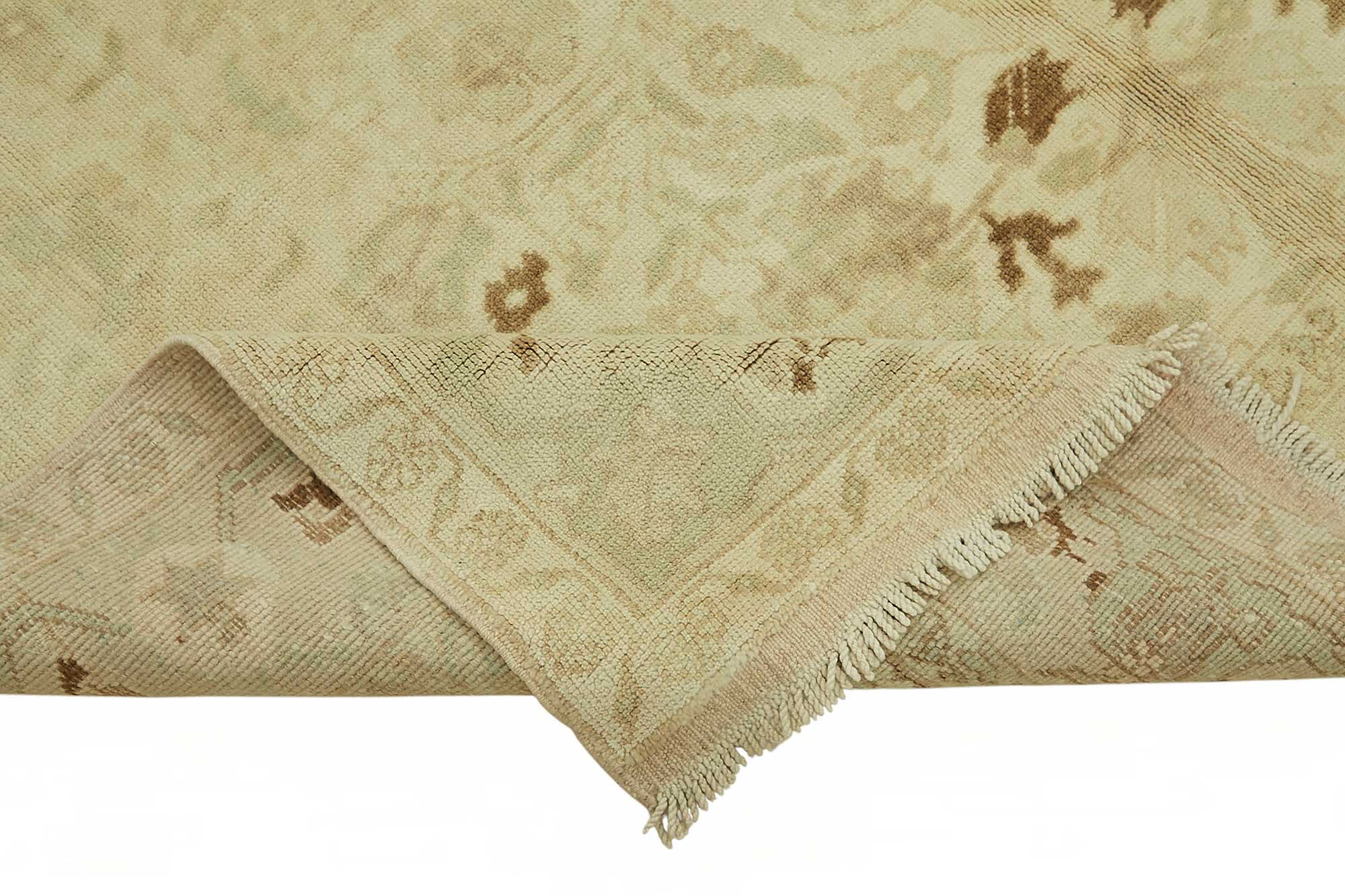 6x9 Beige Vintage Anatolian Rug - 49392